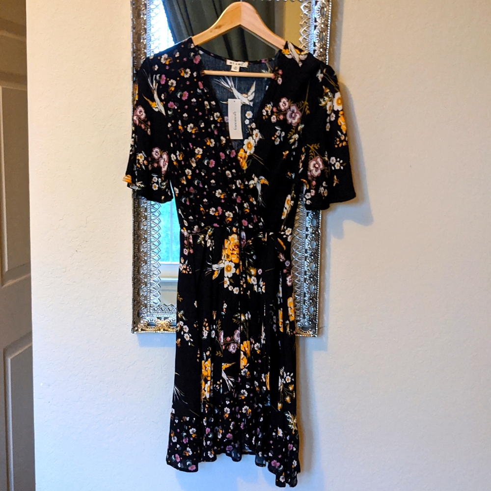 Miami Floral Wrap Dress